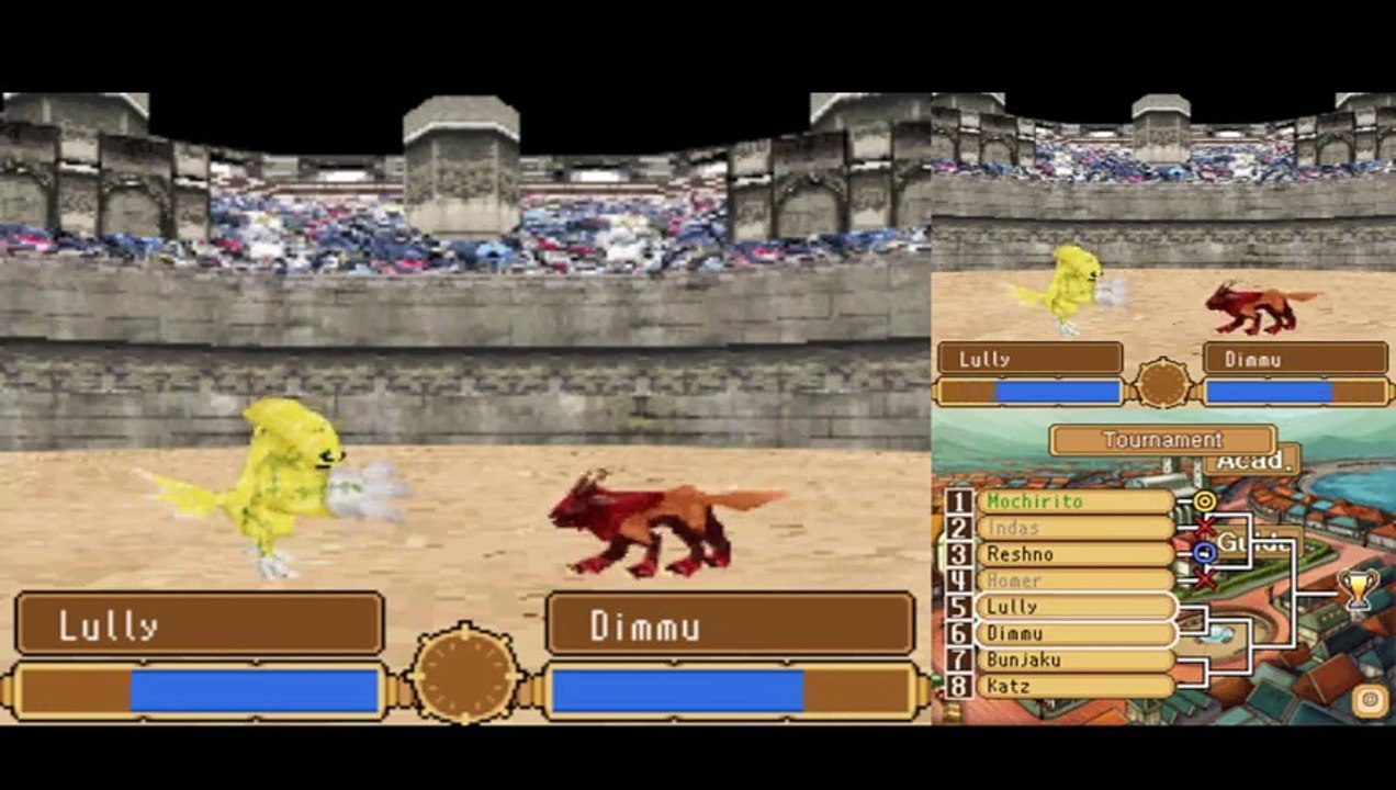 Monster Rancher DS - cup grade E #1 RJ ANDA #retrogamer #monsterrancher2 #monsterrancher