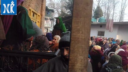Mourning in Kulgam over death of civilian due to cardiac arrest during gunfight