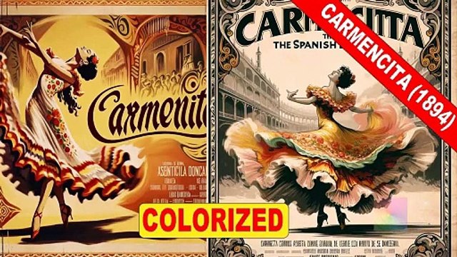 Carmencita (1894) | Dance of Elegance | Old Movie