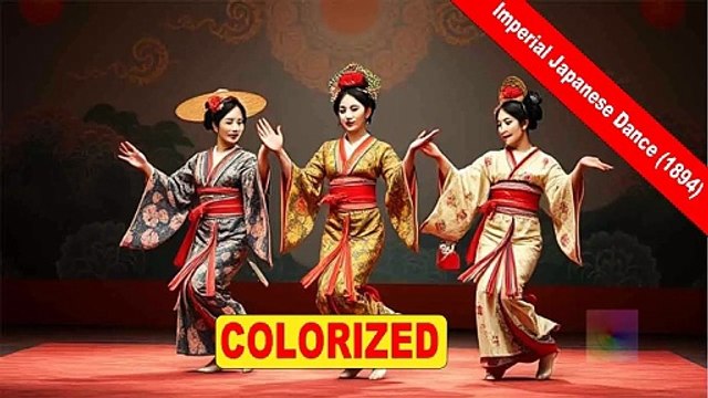 Imperial Japanese Dance (1894) | Grace of Japan: Imperial Dance | Old Movie