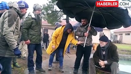 Bakan Ersoy'un eşi "Ölünce beni kim yıkayacak?" afişine tepki gösterdi