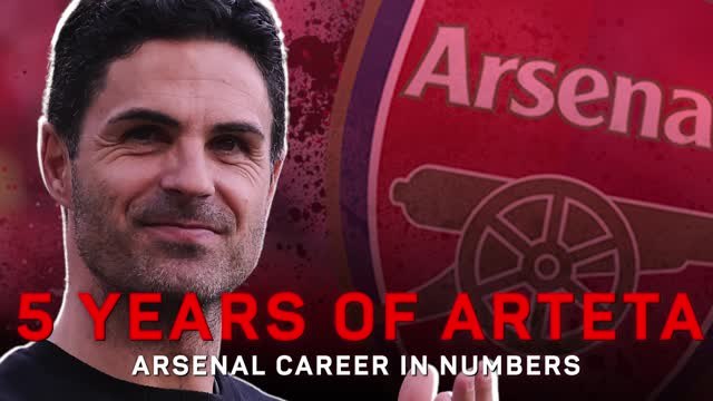 Gunners Reborn - Mikel Arteta's five years at Arsenal in numbers