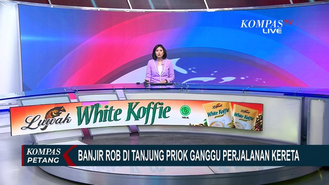 Imbas Banjir Rob, Operasional Kereta Tanjung Priok-Stasiun Kota Dihentikan Sementara