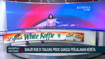 Imbas Banjir Rob, Operasional Kereta Tanjung Priok-Stasiun Kota Dihentikan Sementara