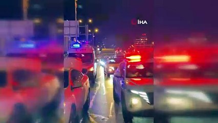 Makas atan otomobilin sürücüsü, bir kişinin yaralanmasına neden oldu