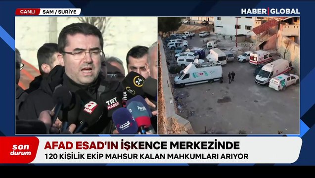 AFAD Başkanı Okay Memiş: Sednaya'daki aramalarda herhangi bir canlıya rastlanmadı