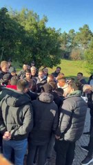 Beşiktaşlı taraftar, futbolcularla konuştu!