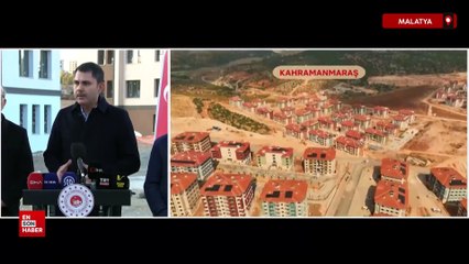 Murat Kurum: 1900 şantiyede ve 1581 köy evi şantiyesinde çalışıyoruz