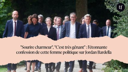 "Sourire charmeur", "C'est très gênant" : l'étonnante confession de cette femme politique sur Jordan Bardella