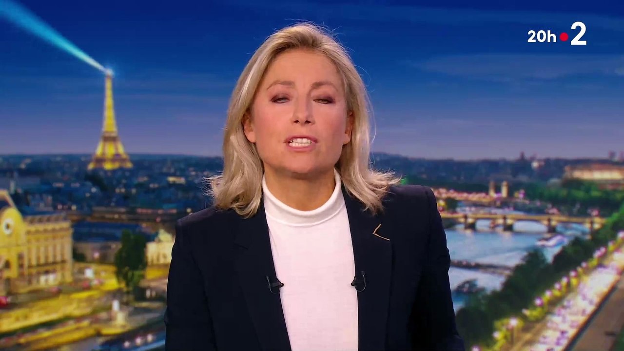 Regardez Anne-Sophie Lapix qui pousse la chansonnette en direct dans le 20h de France 2, sur le célèbre tube de Gilbert Montagné "On va s'aimer"