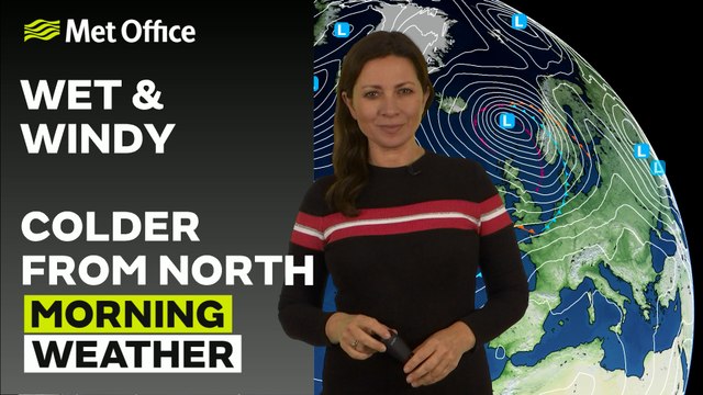 Met Office Wednesday morning weather forecast - 18/12/2024 - Overcast then some sunny spells