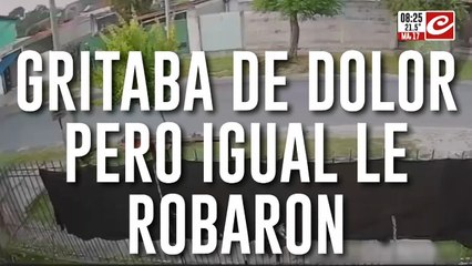 Tremendo asalto motochorro: lo chocaron y le robaron la bicicleta
