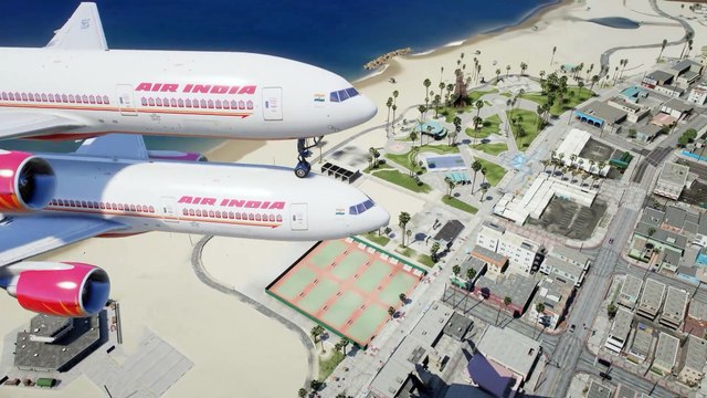 AIR INDIA Emergency Landing with Engine Failure Crashes Into Ocean after Takeoff from Miami International Airport (MIA), Miami, USA #crash #aviation #fly #flying #flyinglovers #flight #aviationlovers #beamngdrive #Japan #USA #Canada