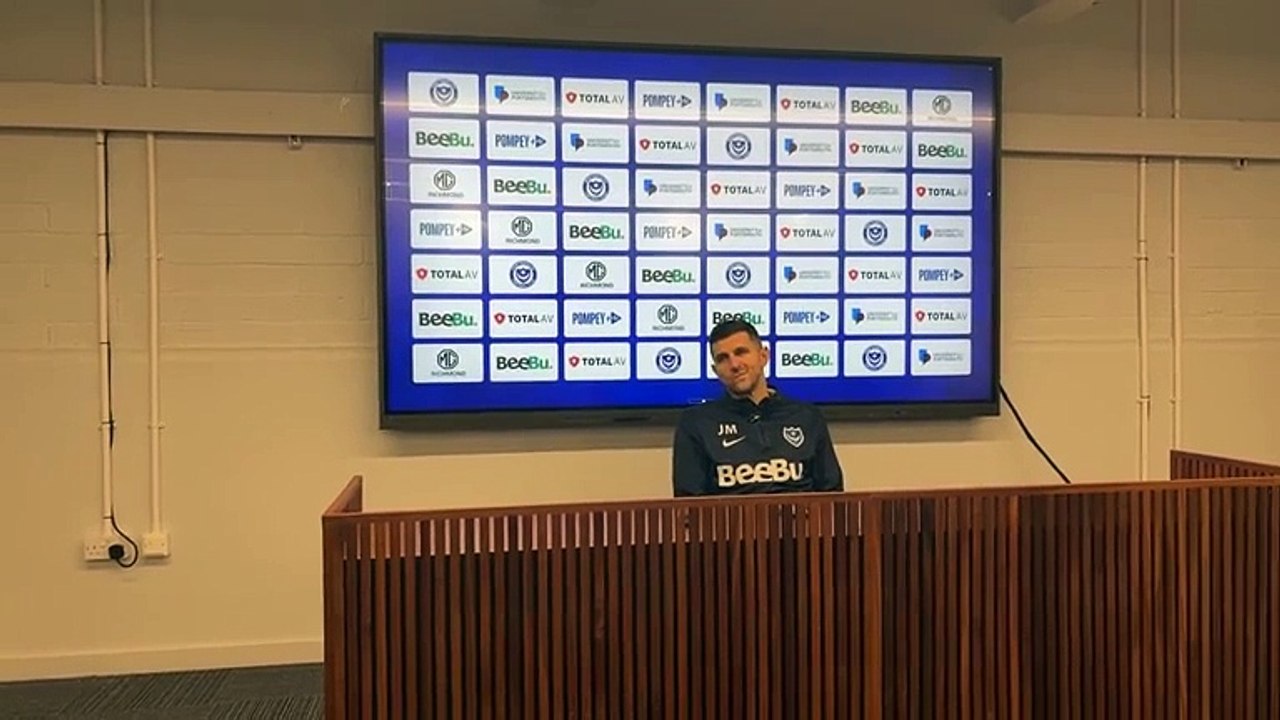 John Mousinho previews Portsmouth clash with Coventry