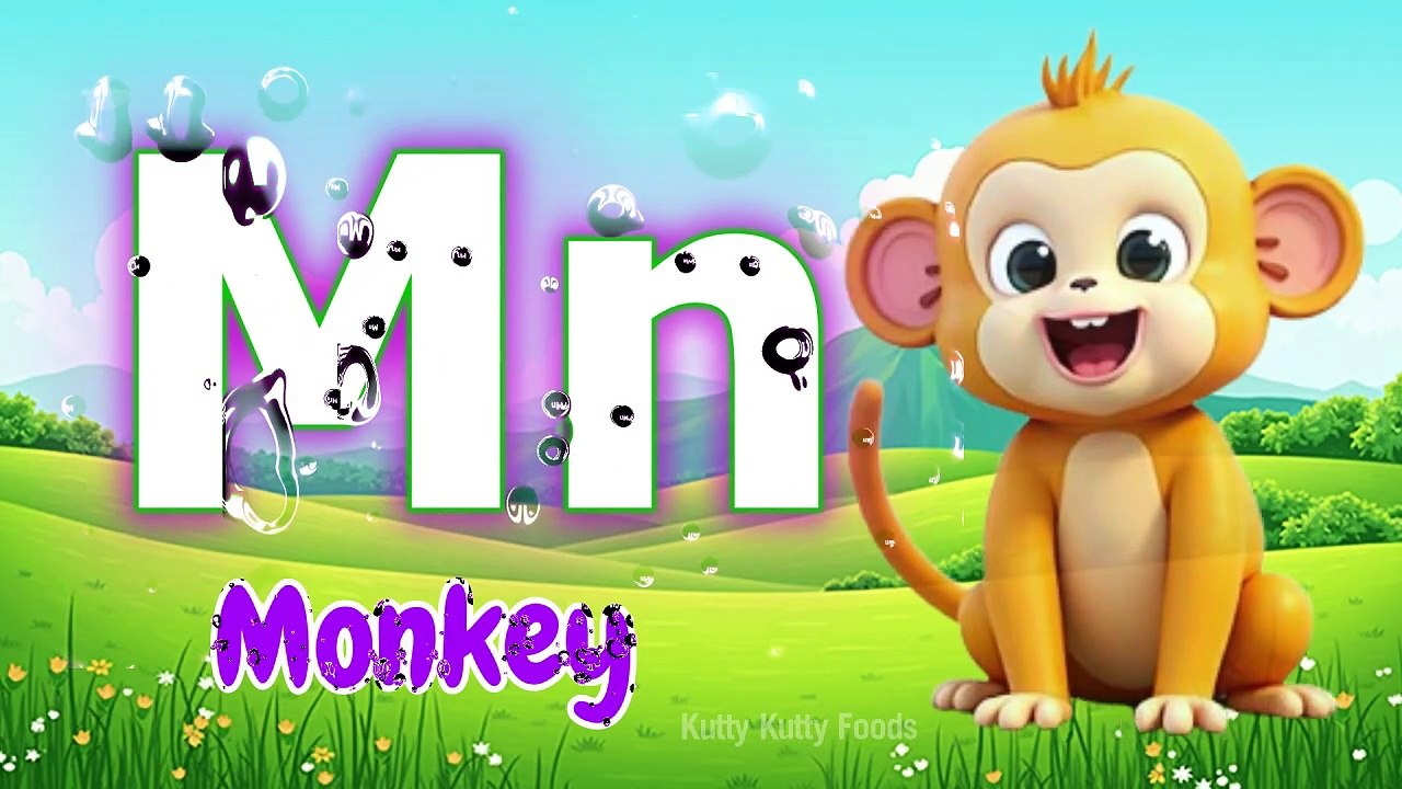 A for apple alphabet song, abcd learning