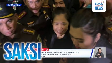 Mary Jane Veloso, dumating na sa airport sa Indonesia; binati ang kanyang ama bago magbalik-Pilipinas | Saksi