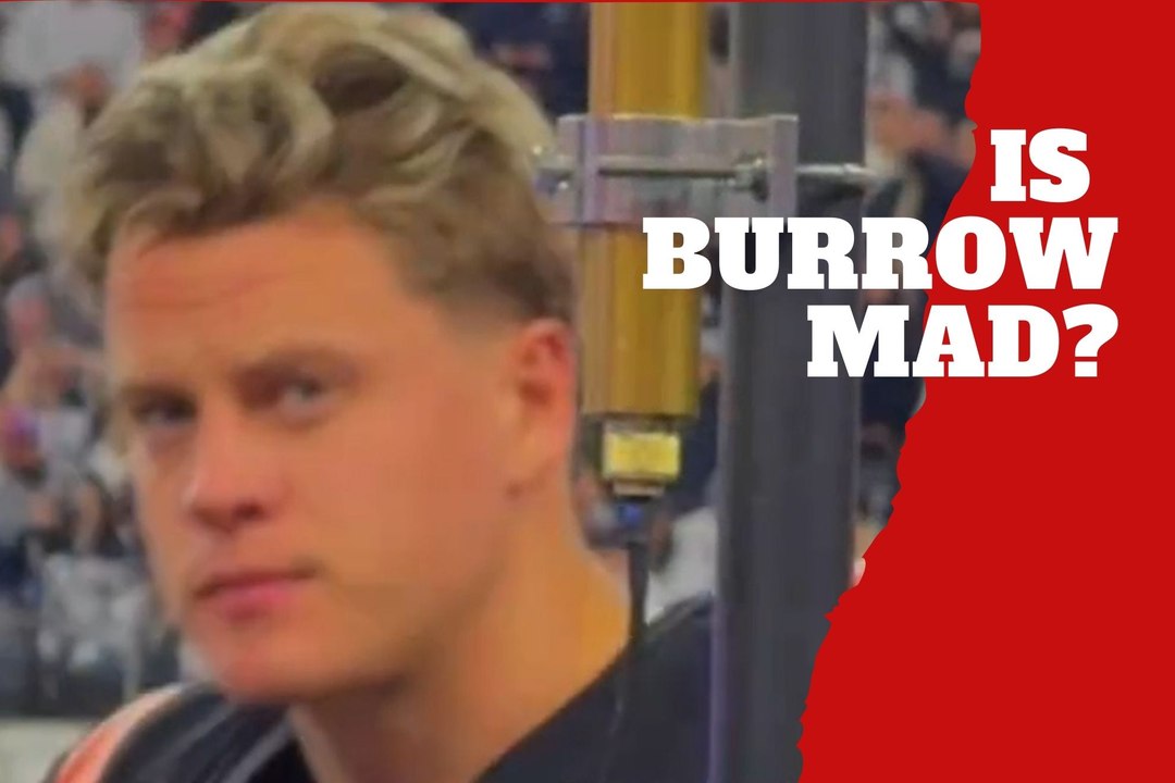 Is Joe Burrow's serious pregame look a sign of...