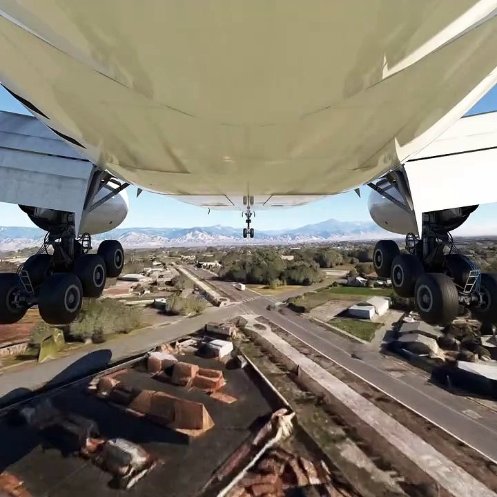 This landing is crazy