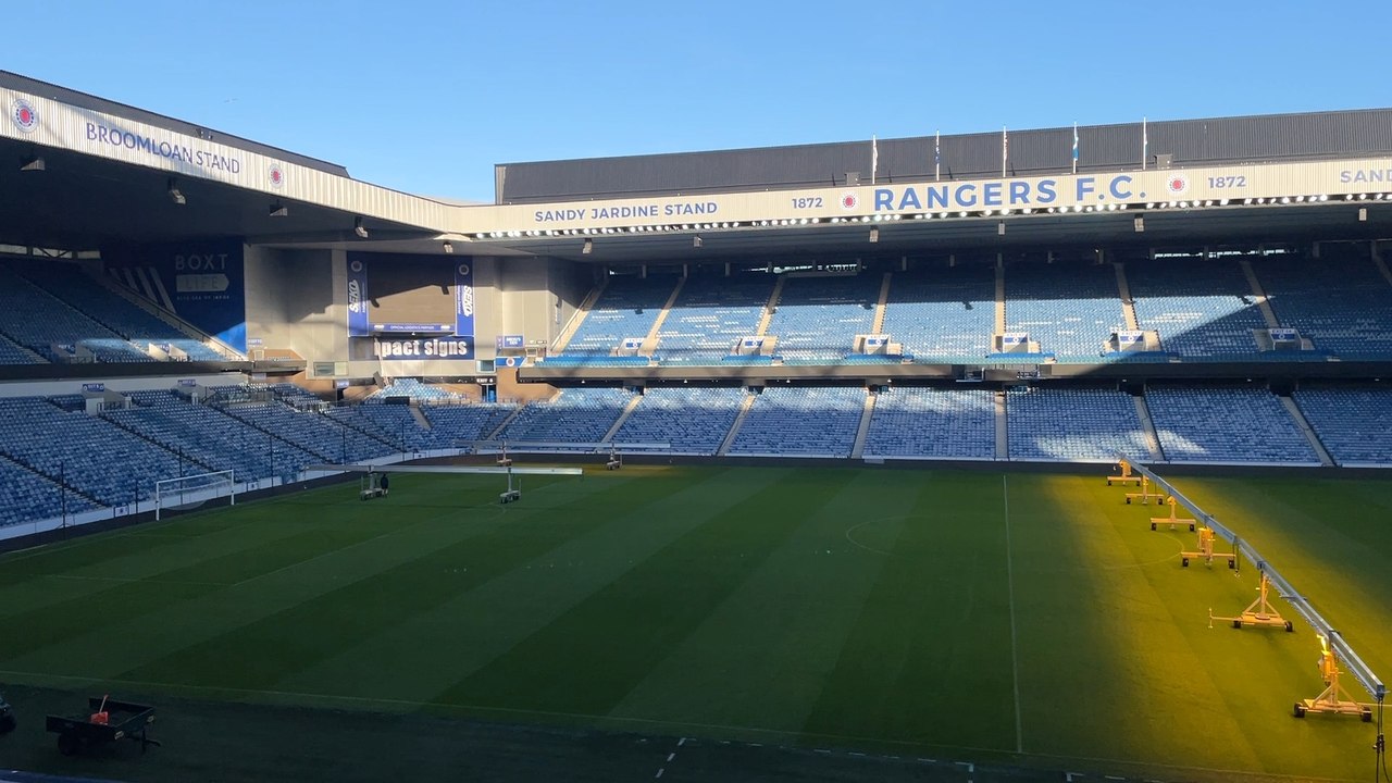We take a tour round Ibrox Stadium, home of Glasgow Rangers