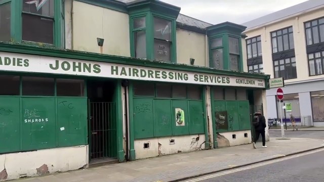 A look inside the eerie Johns Hairdressing Services as plans unveiled for well-known city centre site