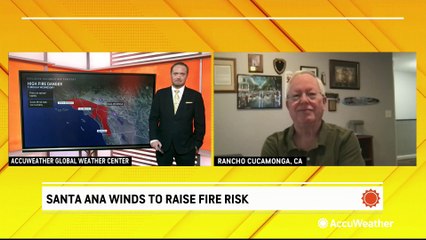 Santa Ana winds to raise fire risk