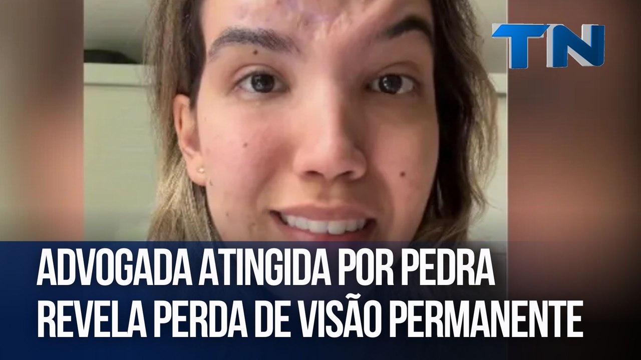 Advogada atingida por pedra revela perda de visão permanente