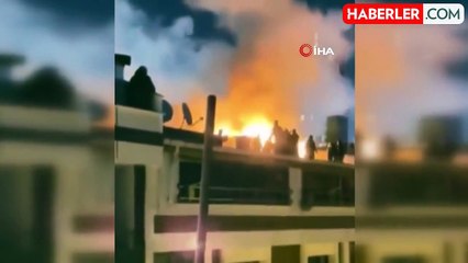 Küçükçekmece'de İş Yerinde Korkutan Yangın