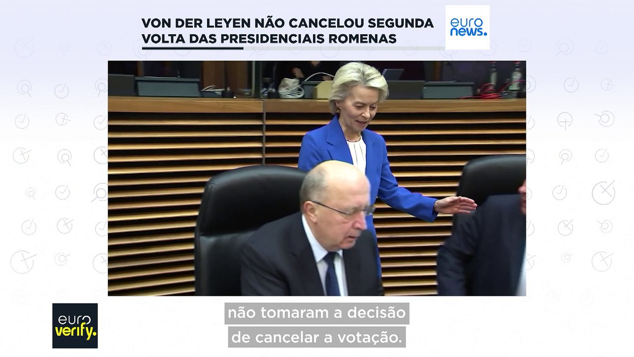 Desinformação no TikTok acusa von der Leyen de ter cancelado segunda volta das presidenciais na Roménia