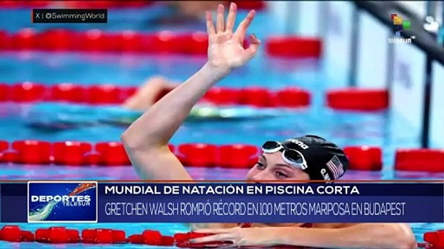 Continúan las acciones del mundial de natación de piscina corta donde se han roto diferentes récords mundiales