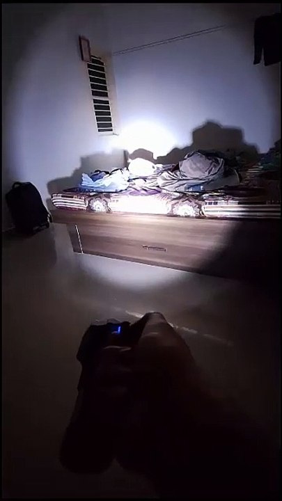 Portable Flashlight  or Torch COB 7LED Hand Light USB Rechargeable Light with Side Light