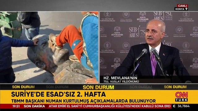 TBMM Başkanı Numan Kurtulmuş'tan özgür Kudüs mesajı