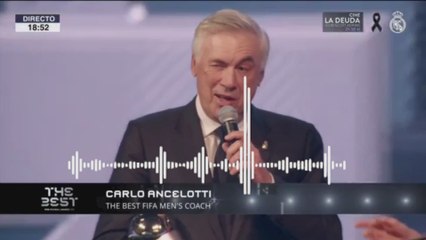 Carlo Ancelotti, mejor entrenador 2024 | Premios The Best