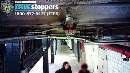 Bronx suspect hurled wood through subway window, striking man on platform