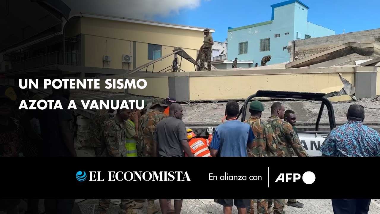 Un potente sismo azota a Vanuatu