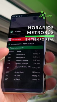 Así puedes ver los horarios del Metrobús desde tu celular