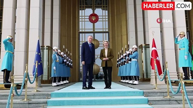 Cumhurbaşkanı Erdoğan, AB Komisyonu Başkanı von der Leyen ile görüştü
