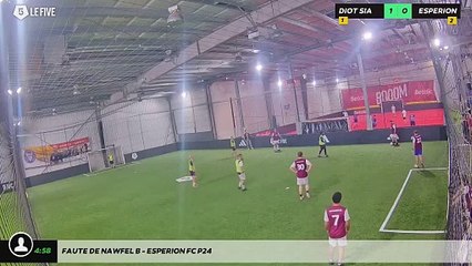 Faute de Nawfel B - Esperion Fc P24