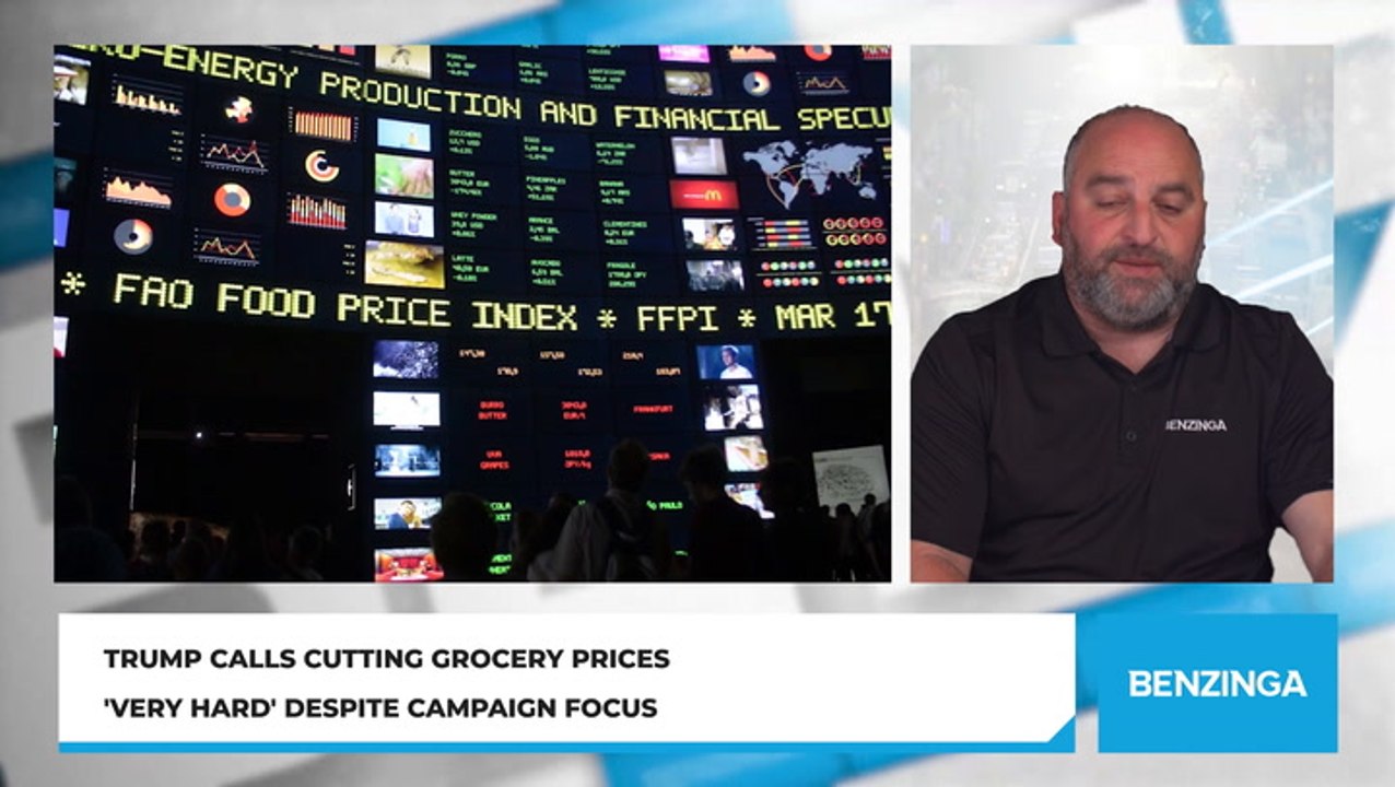 Trump Calls Cutting Grocery Prices 'Very Hard' Despite Campaign Focus