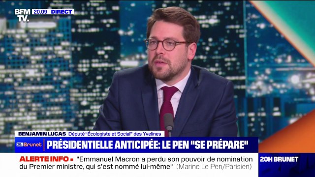 Questions au Premier ministre: François Bayrou me faisait penser à Joe Biden , raconte Benjamin Lucas (Écologiste et Social)