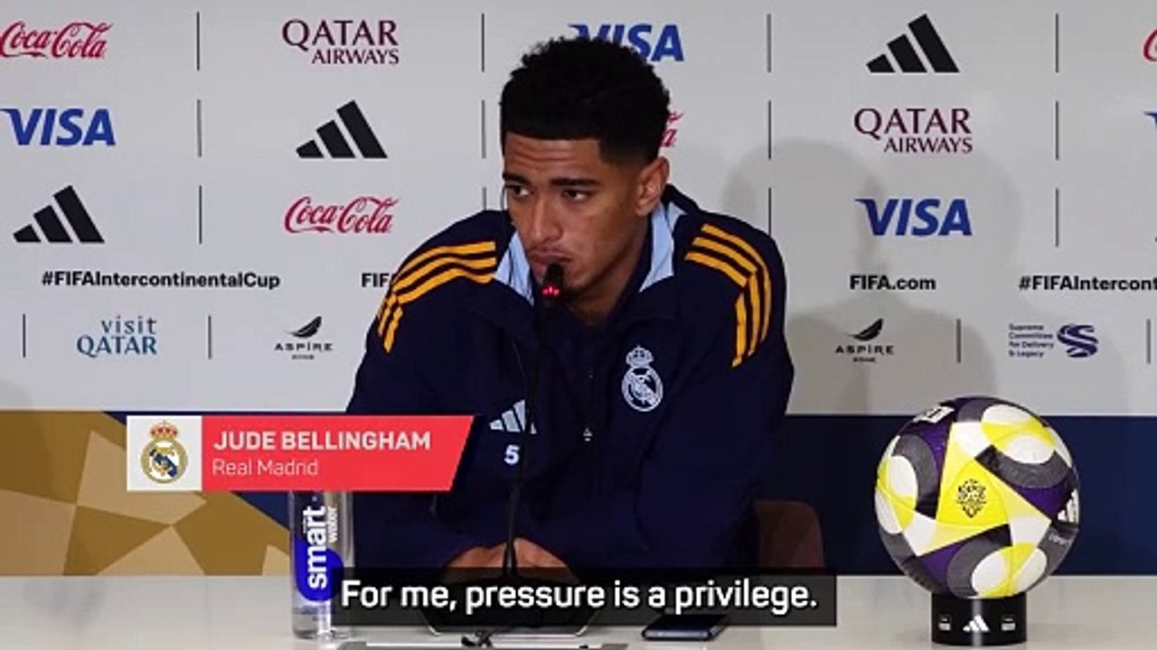 Pressure is a privilege - Bellingham