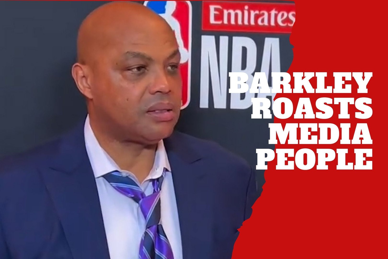 Charles Barkley calls out photographers on NBA Cup red carpet