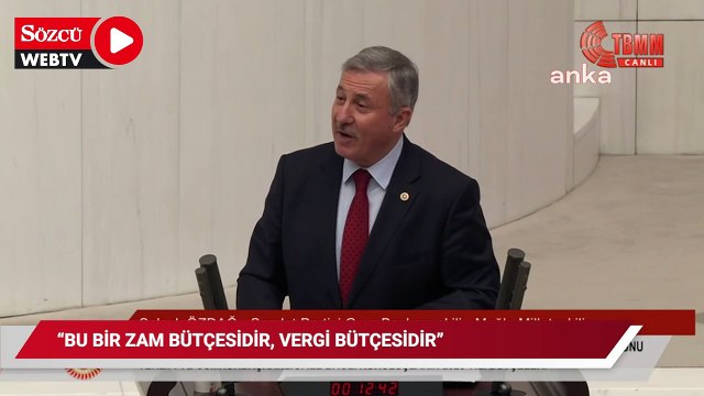 Selçuk Özdağ: Bu bir zam bütçesidir, vergi bütçesidir, faiz bütçesidir