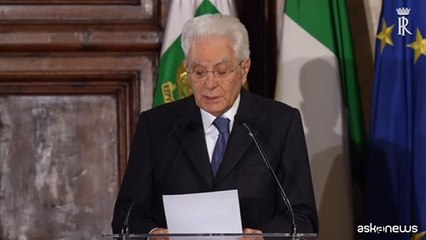 Mattarella: convergenza su interessi nazionali, non dividersi