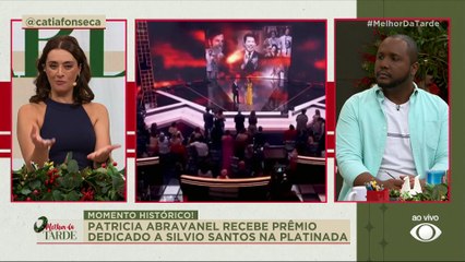 MOMENTO HISTÓRICO! Patricia Abravanel é ovacionada ao chegar na platinada | Melhor da Tarde