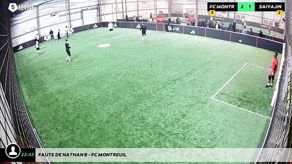 Faute de Nathan B - Fc Montreuil