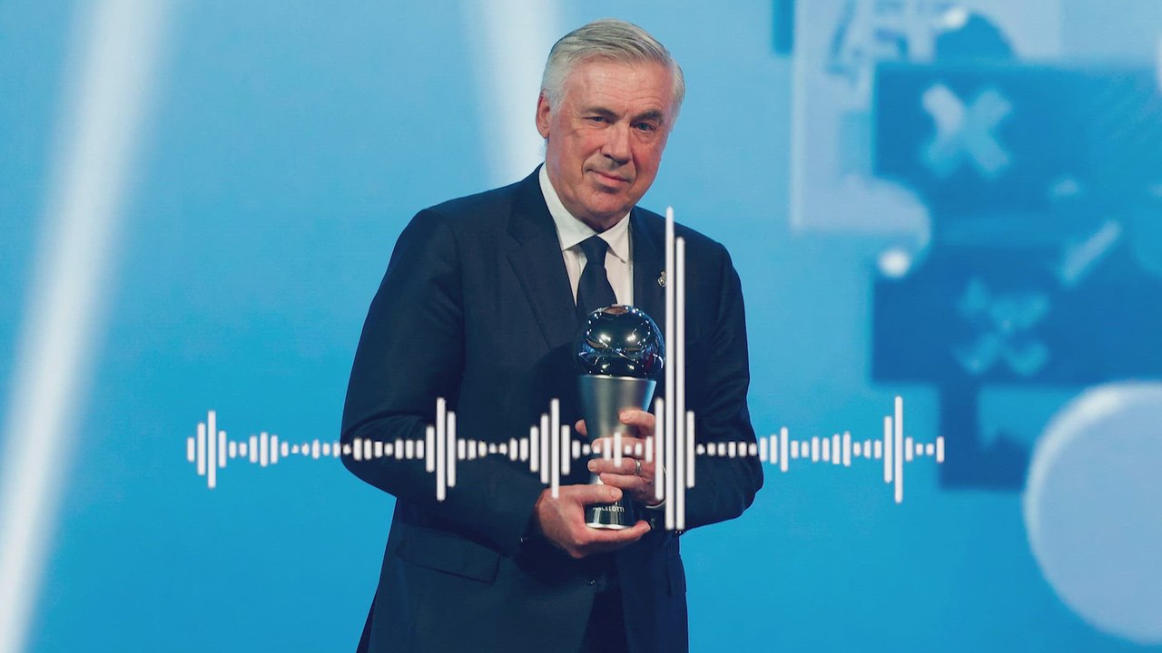 Carlo Ancelotti receives The Best FIFA Men’s Coach 2024 award