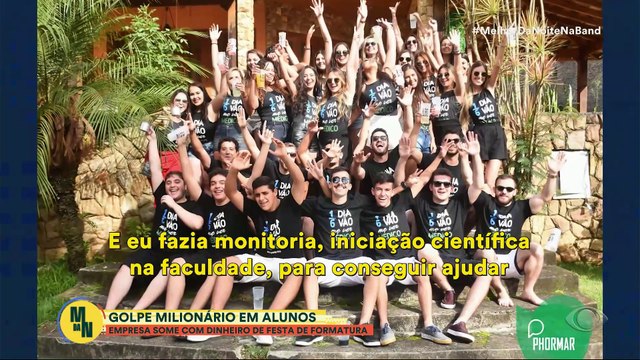 Golpe da formatura: centenas de estudantes correm o risco de não ter festa| Melhor da Noite