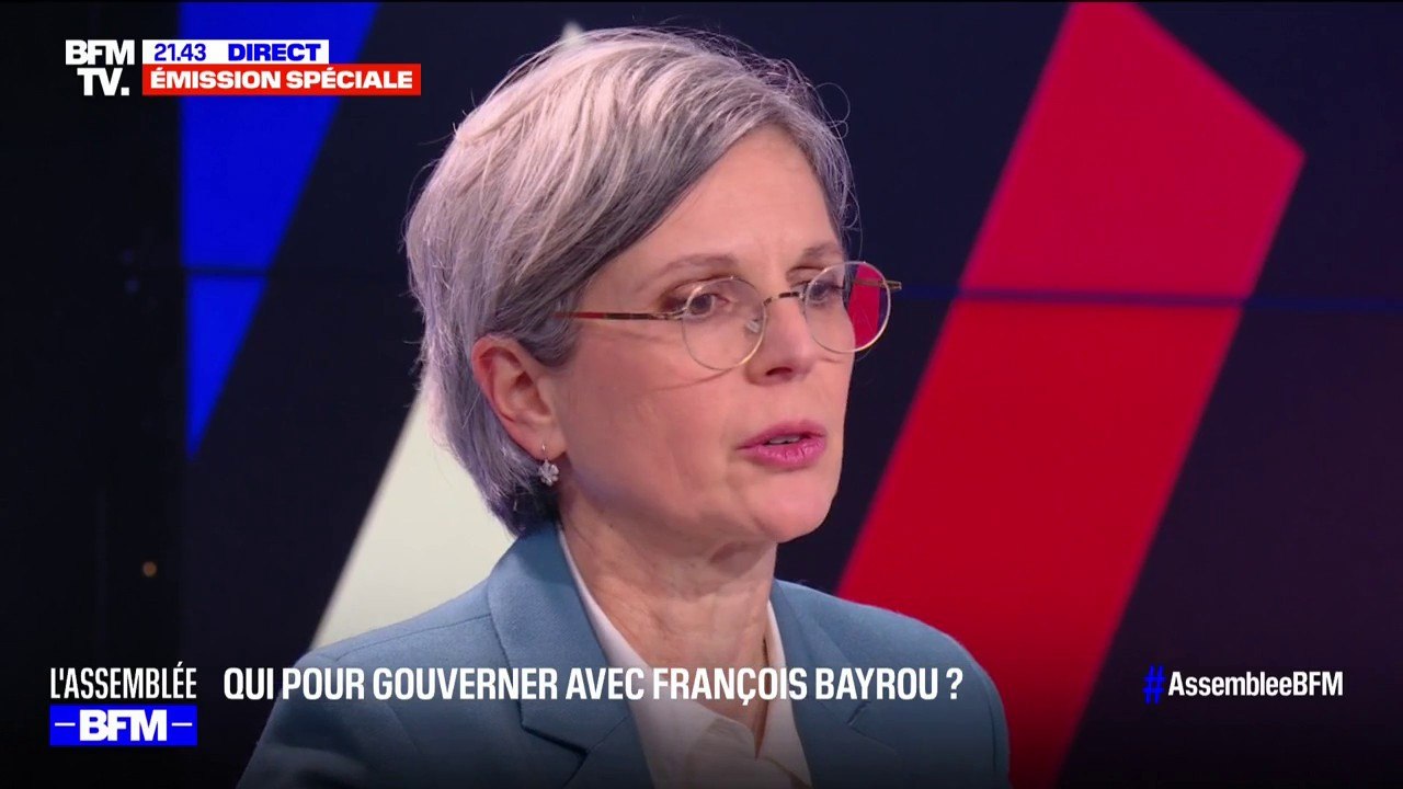 Sandrine Rousseau (Les Écologistes): "On ne sait pas pourquoi François Bayrou a été nommé, si ce n'est que c'est un soutien d'Emmanuel Macron depuis 2017"