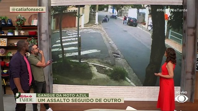 Gangue da moto azul: assaltantes fazem roubos um seguido de outro