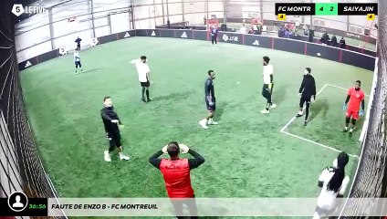 Faute de Enzo B - Fc Montreuil